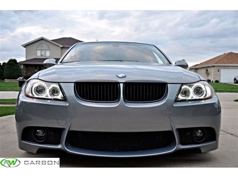 The e90 m3 replica front bumper is constructed from durable polypropylene, a very durable and ridged material, the same material that your stock front bumper is constructed from. BMW E90 3 Series M3 Style Front Bumper for 325i 328i 330i 335i Models