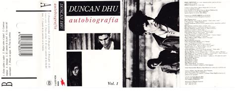 carátulas de cassettes musicales duncan dhu autobiografÍa