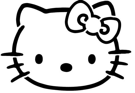 Hello Kitty Stencil Art
