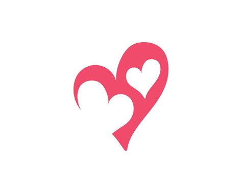 Love Heart Logo And Template 596364 Vector Art At Vecteezy