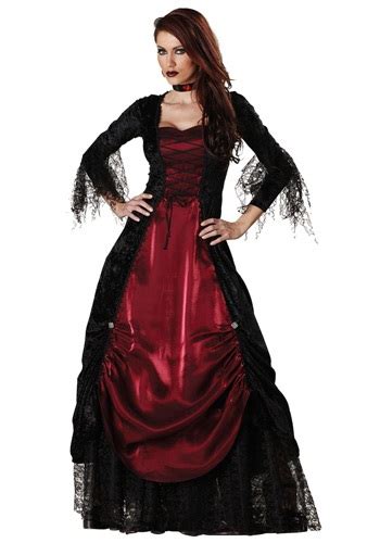 Womens Gothic Victorian Vampire Costume Adult Vampire Costumes
