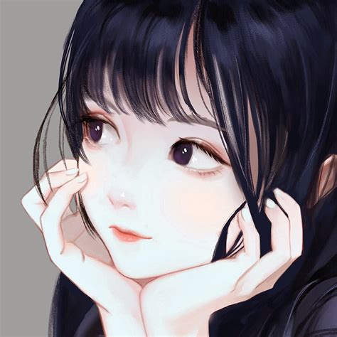 Android Wallpaper Bl94 Art Girl Cute Face Anime Pretty
