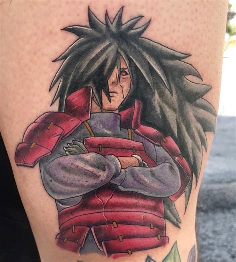 Mangekyou Sharingan Madara Uchiha Tattoo