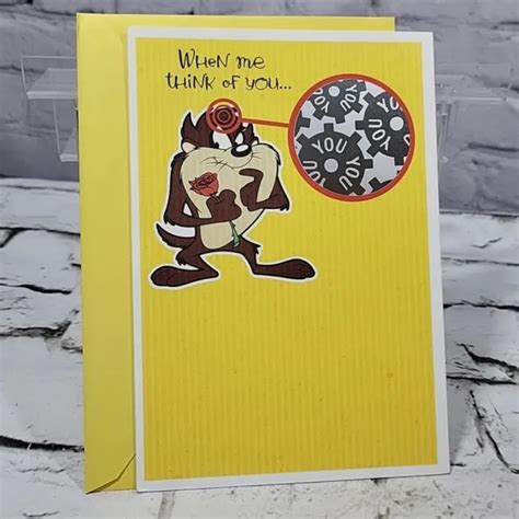 Hallmark Looney Tunes Greeting Card Happy Birthday Taz Tasmanian Devil