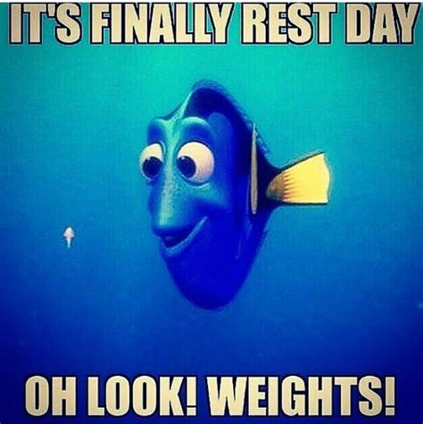 Its Finally Rest Day Oh Look Weights Fitness