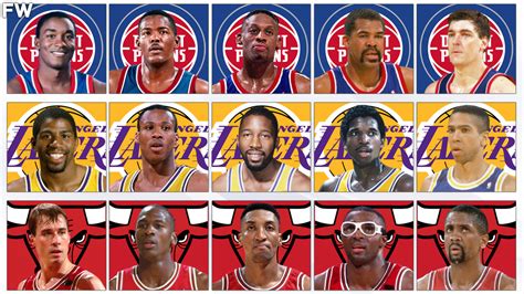 Starting Lineups For Every Nba Team In 1990 Fadeaway World