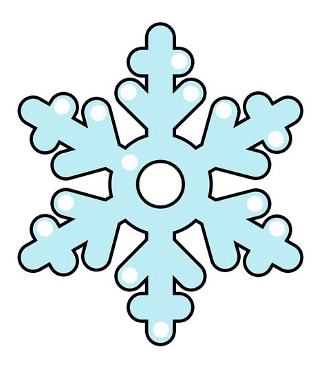 Snowflake Free To Use Clipart 4 Christmas Ornament Template Clip Art