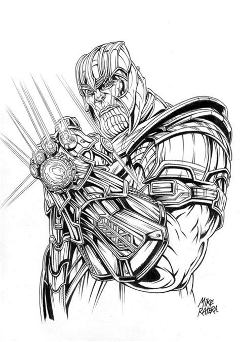 Browse 5 metal posters and buy unique art for your walls. Thanos - Original Drawing - Mike Ratera - Potlood kunst ...