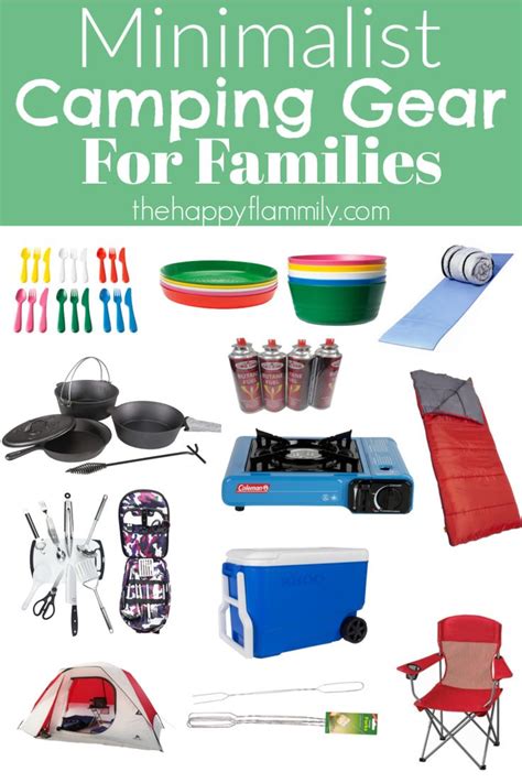 Basic Camping Gear For Families Minimalist Camping Minimalist