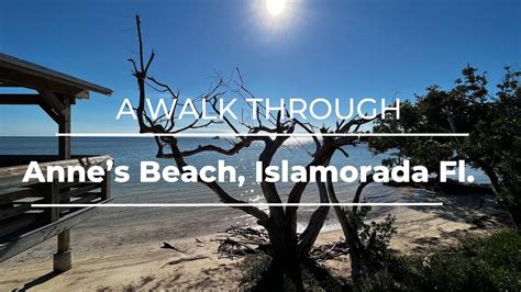 Annes Beach Walking Tour Islamorada Florida The Florida Keys 4k