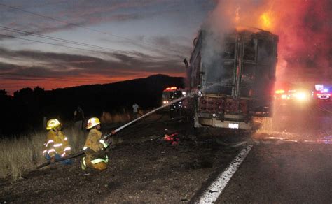 Se Incendia Cami N De Carga Por Chametla