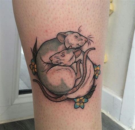 It's also a great way to honor a particularly memorable pet rat or all of the pet rats you've had and will have. Rat tattoo by Aimee Bray | Rat tattoo, Mouse tattoos ...