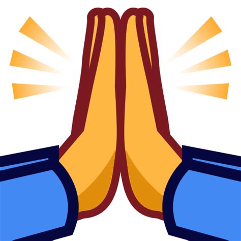 emoji sticker praying hands emoji png clipart full size clipart images