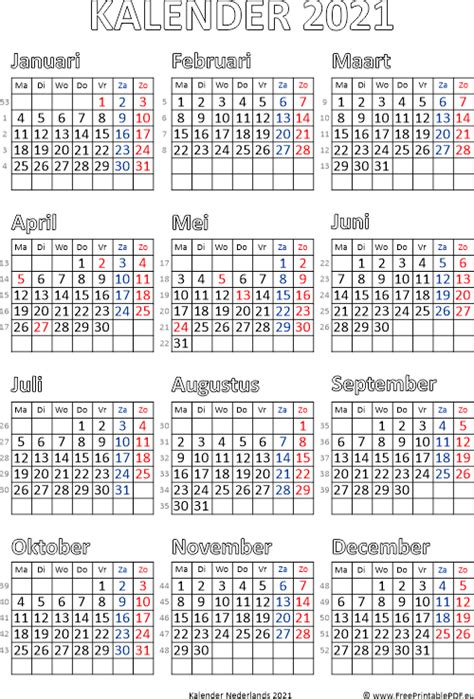 Deze zwart/wit en kleuren kalenders jaar 2021 van hoge kwaliteit op papierformaat a4 kan je snel en eenvoudig downloaden of online doorbladeren. Jaarkalender Kalender 2021 Met Feestdagen