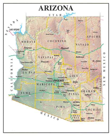 Kim Kardashian Map Of Arizona Cities And Towns