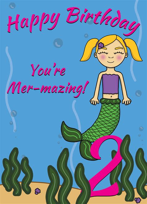 mer mazing mermaid birthday girl two parcel of love