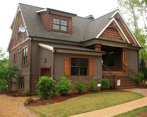 Home cedar exterior with board and batten. Board And Batten With Stone | Houzz