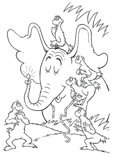 horton hears a who coloring pages Collection - Unsurpassed Horton Hears A Who Coloring Page