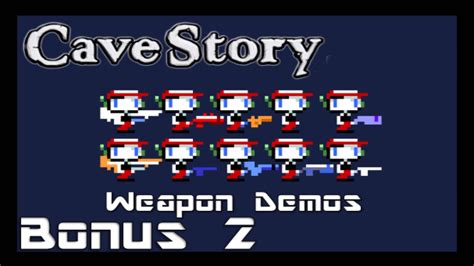 Lets Play Cave Story Bonus 2 The Right To Bear Arms Weapon Demos