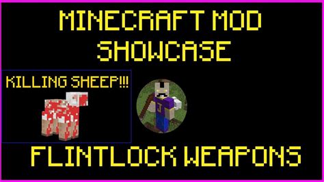 Minecraft Mod Showcase Flintlock Weapons Youtube