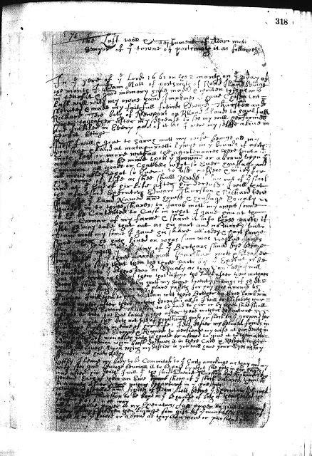 Genea Musings Amanuensis Monday Probate Records Of Adam Mott 1596