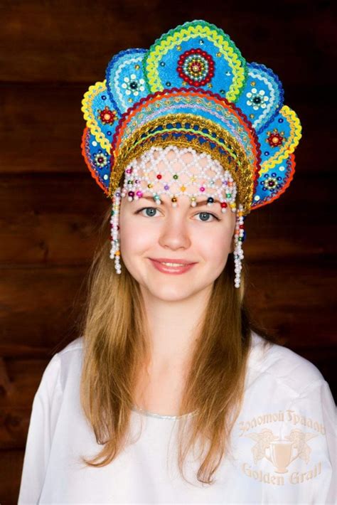 russian folk costume kokoshniki kokoshnik elena 16226