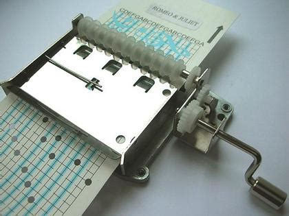 You know, the one that had a small, metal crank that you'd turn to have a relaxing melody play. DIY piano rolls: teach kids to digitally encode music ...