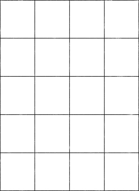 Download Drawing Grids Template 4 X 4 Matrix Png Image With No