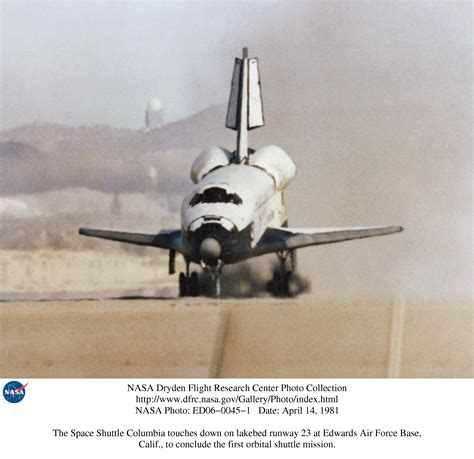 Nasa Dryden Space Shuttle Sts 1 Photo Collection