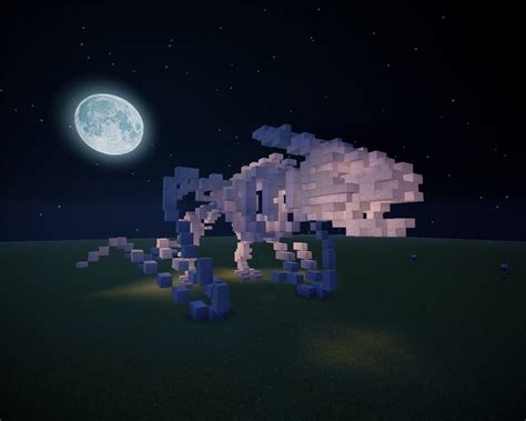 Skeleton Dragon Minecraft Map