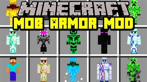Minecraft Mob Armor Mod Craft Armor To Become Powerful Mobs