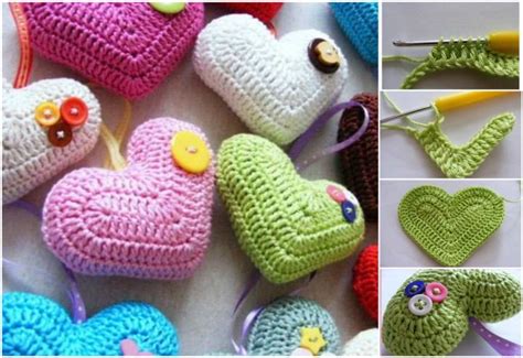 Crochet 3d Heart Free Pattern