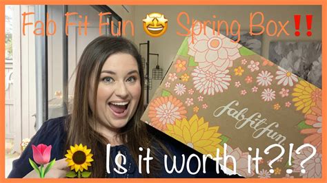 Fab Fit Fun Spring 2021 Box Is Here Youtube
