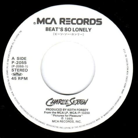 Charlie Sexton Beat’s So Lonely 7″ Single 中古レコード屋 シーディーブレインレコーズ Cd Brain Records