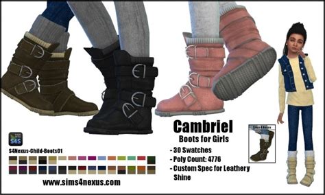 Camrbiel Boots Toddlers By Samanthagump At Sims 4 Nexus Sims 4 Updates