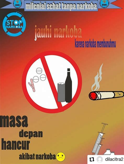 Jauhi Narkoba Karena Narkoba Membunuhmu Di 2020 Desain Poster Poster