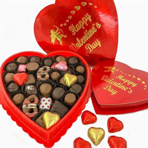 Honig Gesicht Nach Oben Schießpulver Love Heart Chocolate Box Grönland