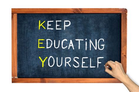 Key Acronym Keep Educating Yourself Stock Photo Download Image Now