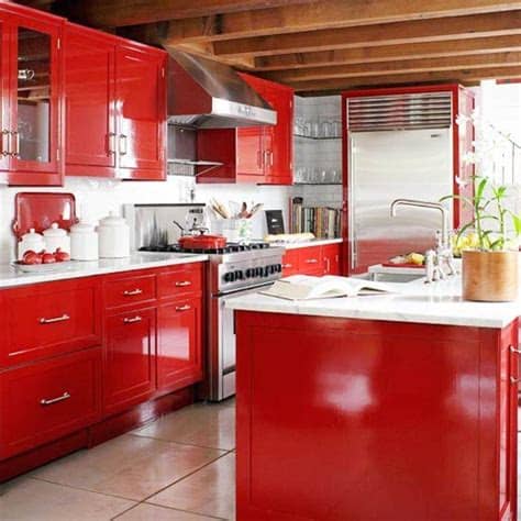 1,014 red modular kitchen designs products are offered for sale by suppliers on alibaba.com, of which kitchen cabinets accounts for 19%, kitchen furniture accounts for 1%, and countertops,vanity tops & table tops accounts for 1. 15 Contemporary Kitchen Designs with Red Cabinets - Rilane