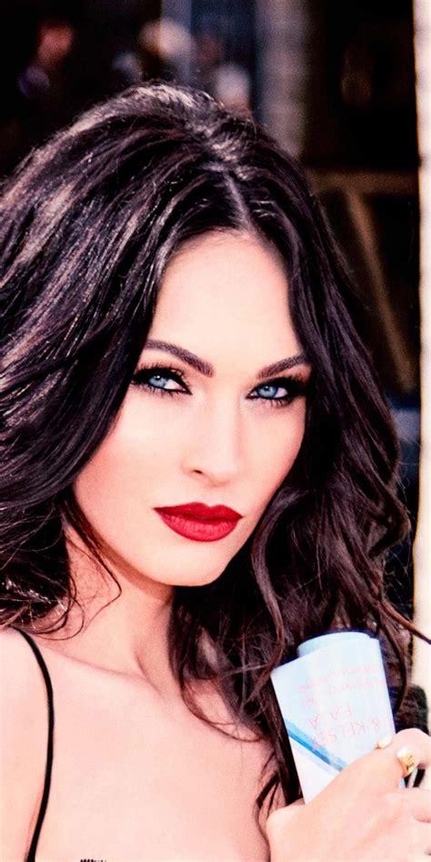 Download Wallpaper 1080x2160 Megan Fox Red Lips Actress Pretty 2019