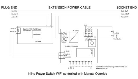 Ea video ek poartable extension board wiring diagram ke bareutmea hai. Simple, Secure, Internet Power Switch with Manual Override IoT Extension Cable Inline Switch ...