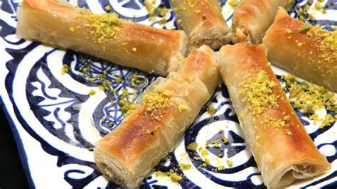 Baqlawa Postre Típico árabe Anud Abbassi Receta Canal Cocina