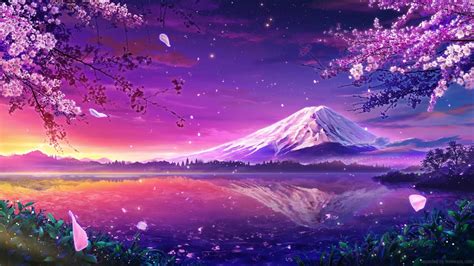 Sakura Fuji Mountain Live Wallpaper