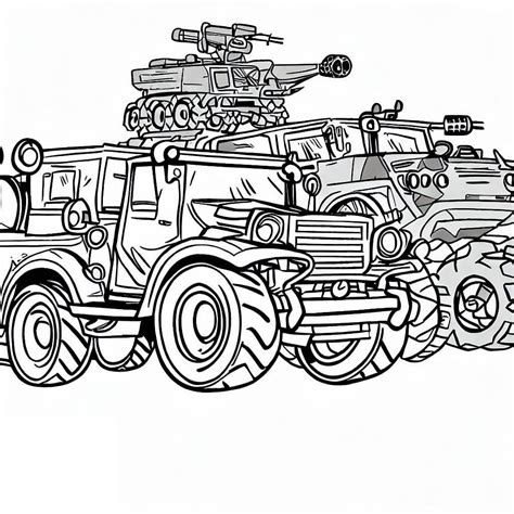 Desenhos De Carro Militar Para Colorir E Imprimir Colorironlinecom