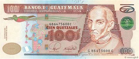 100 Quetzales Guatemala 2008 P119 B740401 Banknotes