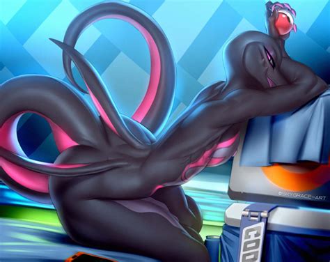 Rule 34 2d Anthro Artist Name Athletic Female Bent Over Black Body