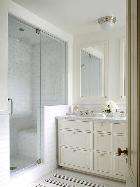 White And Cream Bathroom Tiles Everything Bathroom