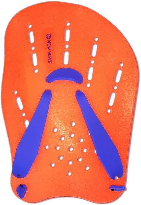 New Wave Swim Paddles Contoured Swimming Hand Paddles