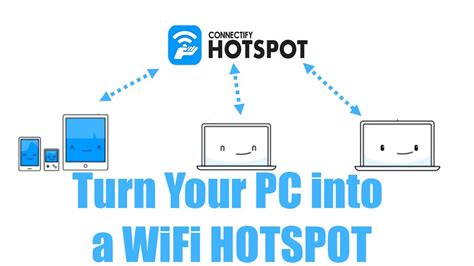 Turn Your Pc Or Laptop Into A Wifi Hotspot Connectify Hotspot