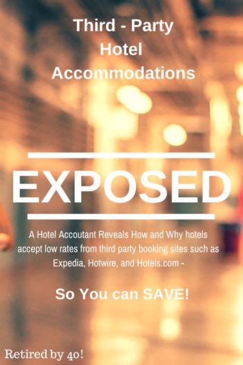 Exposing Third Party Hotel Rates And Reservations Retired By 40 Hotel Rates Saving Money